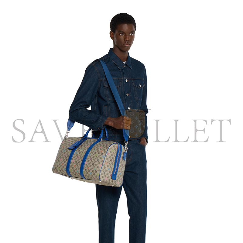 GUCCI GG MULTICOLOR MEDIUM DUFFLE BAG 792074 (45*30*24.5cm) GUCCI GG MULTICOLOR MEDIUM DUFFLE BAG 792074 (45*30*24.5cm)
